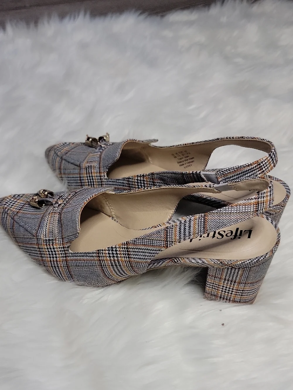 Audrey Slingback Tassel Loafer Pump 8M - Picture 5 of 11